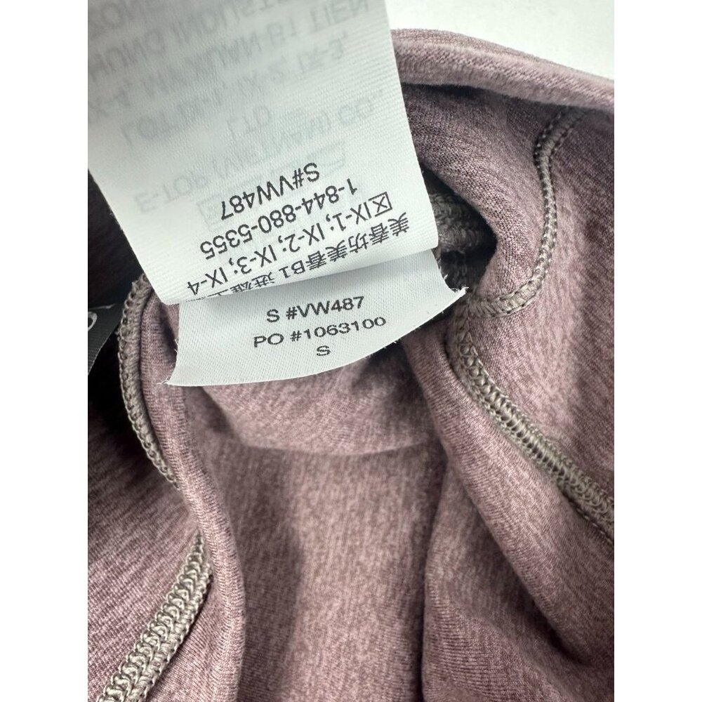 Vuori Heather Hazel Mid Rise Elevation Slim Bootcut Cropped Leggings Small VW487 - Picture 4 of 10